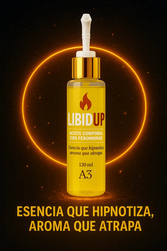 ACEITE CORPORAL CON FEROMONAS LIBIDUP 120ML (MUJER)