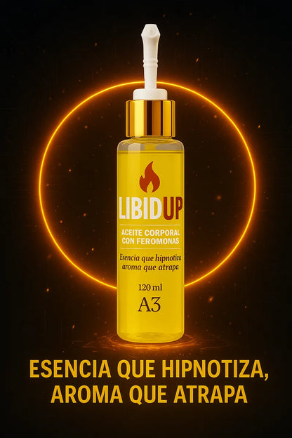 ACEITE CORPORAL CON FEROMONAS LIBIDUP 120ML (MUJER)